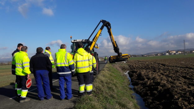 brazo desbrozador para tractor